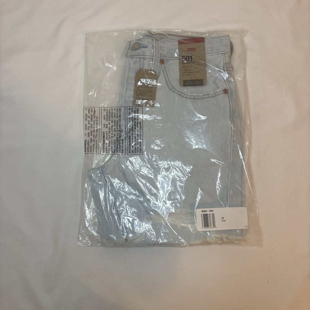 Women's Levi's® 501™‎ Original Jean Shorts size 26 NWT